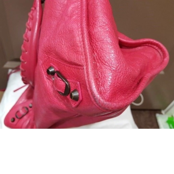 BALENCIAGA CLASSIC CITY BAG HOT PINK - Picture 7 of 8